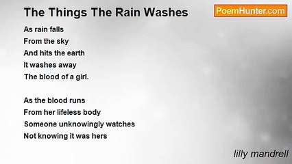 lilly mandrell - The Things The Rain Washes