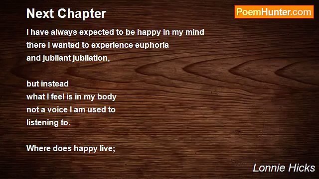 Lonnie Hicks - Next Chapter