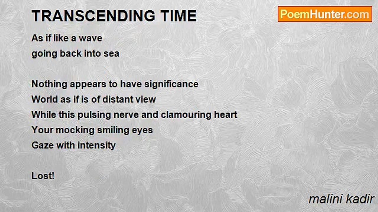malini kadir - TRANSCENDING TIME