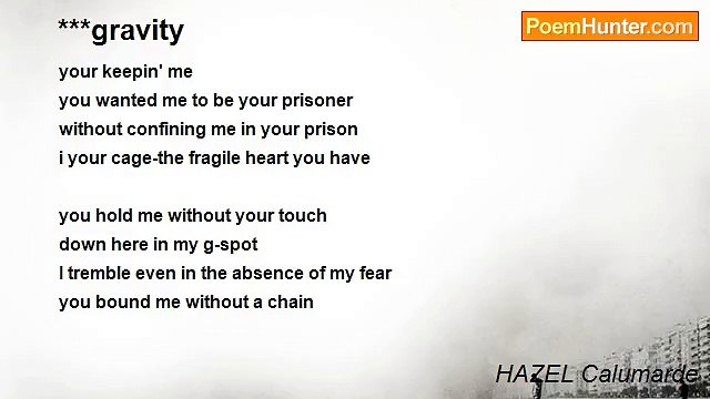 HAZEL Calumarde - ***gravity