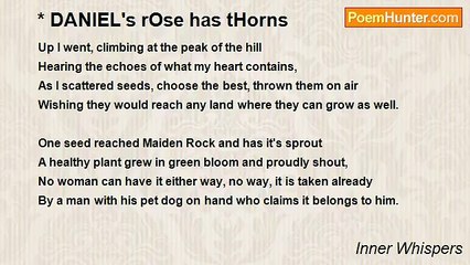 Inner Whispers - * DANIEL's rOse has tHorns