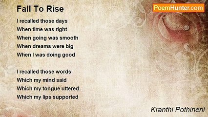 Kranthi Pothineni - Fall To Rise