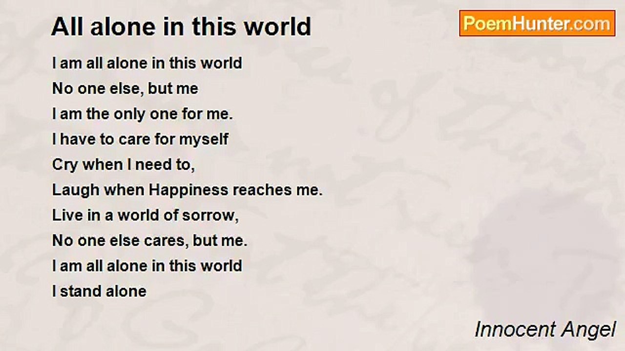 Innocent Angel - All alone in this world