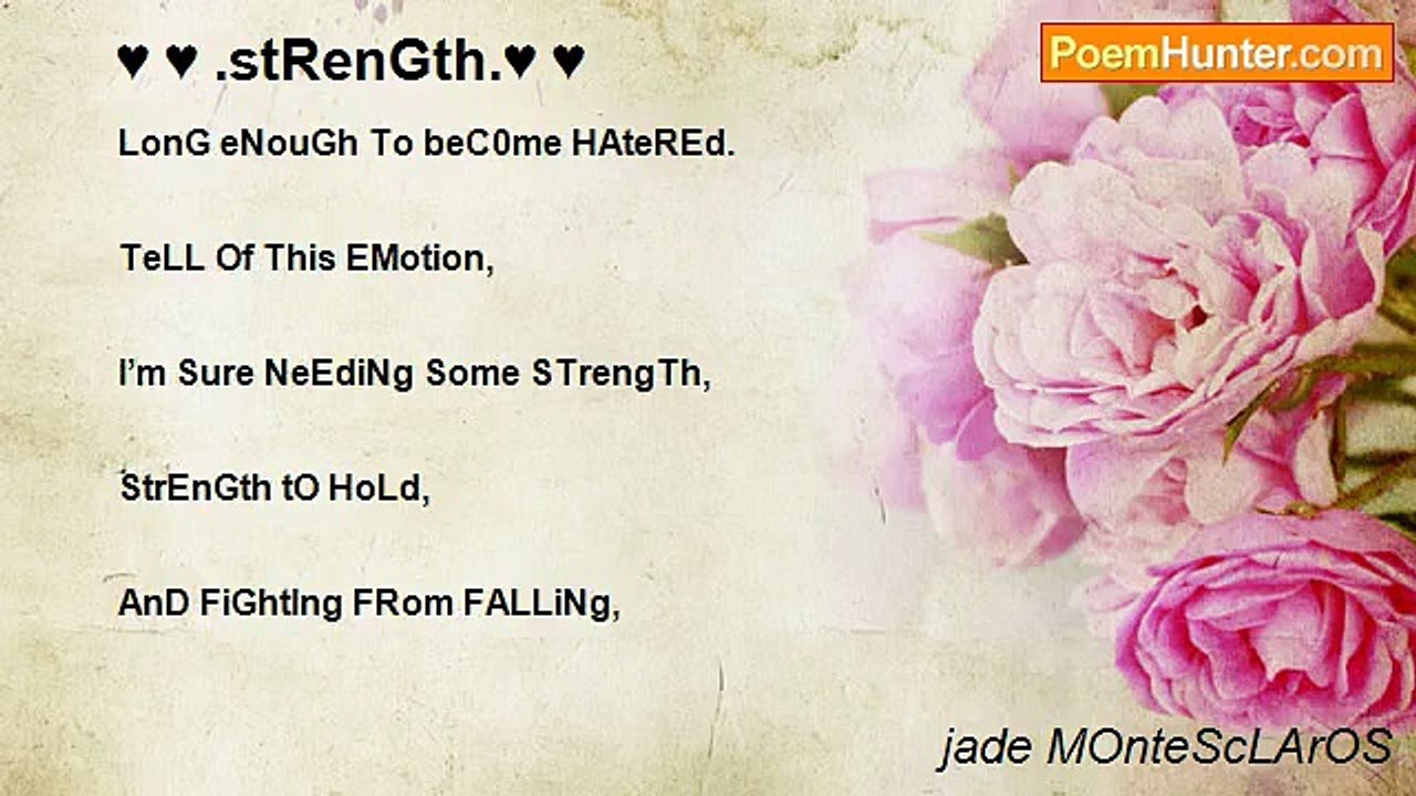 jade MOnteScLArOS - ♥ ♥ .stRenGth.♥ ♥