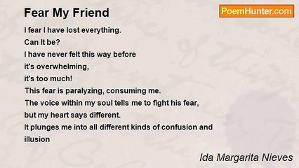 Ida Margarita Nieves - Fear My Friend