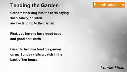 Lonnie Hicks - Tending the Garden