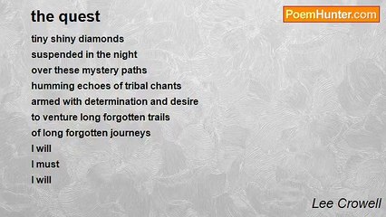 Lee Crowell - the quest