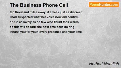 Herbert Nehrlich - The Business Phone Call