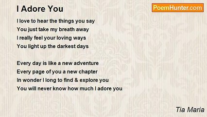 Tia Maria - I Adore You