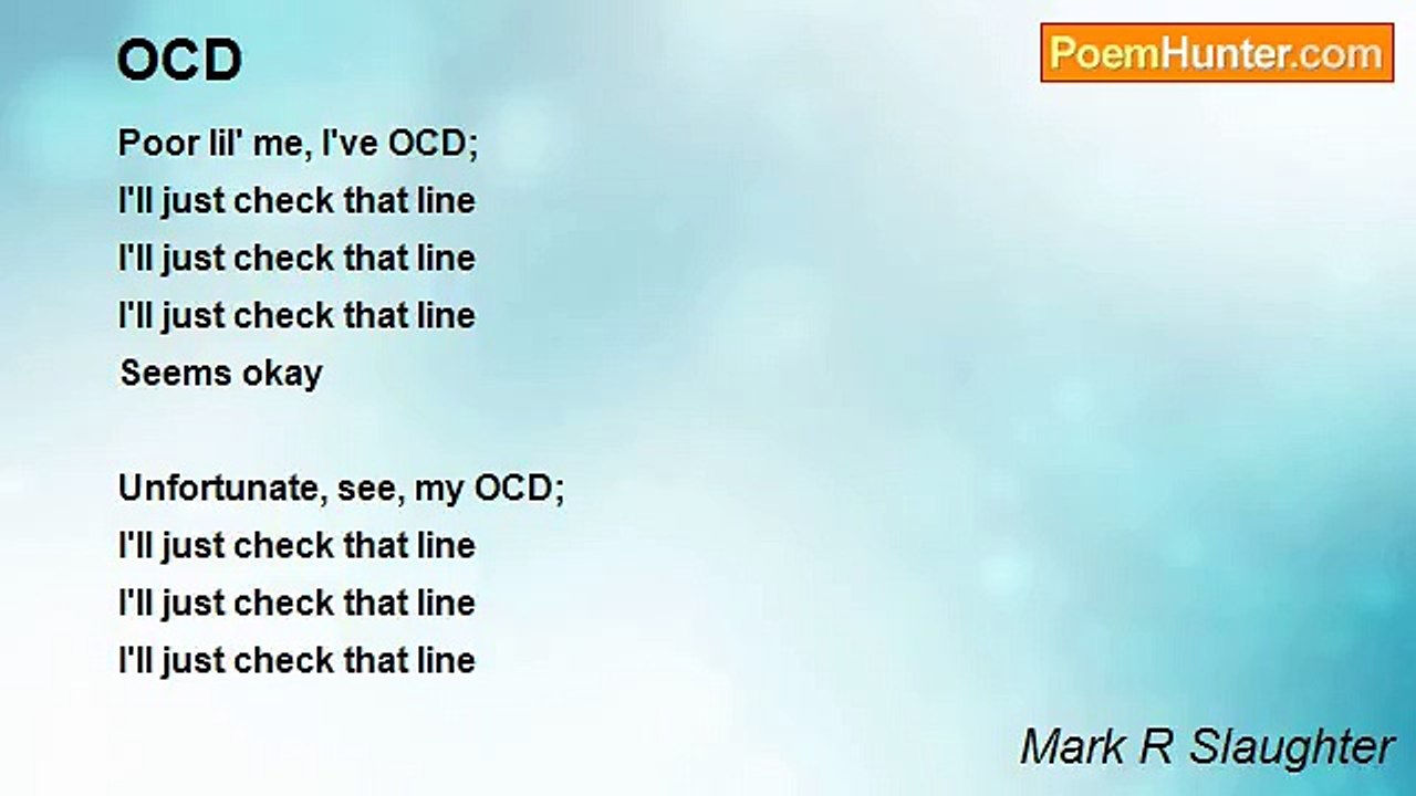 Mark R Slaughter - OCD