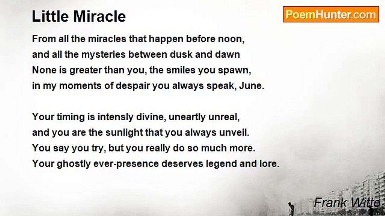 Frank Witte - Little Miracle