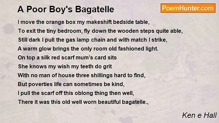 Ken e Hall - A Poor Boy's Bagatelle