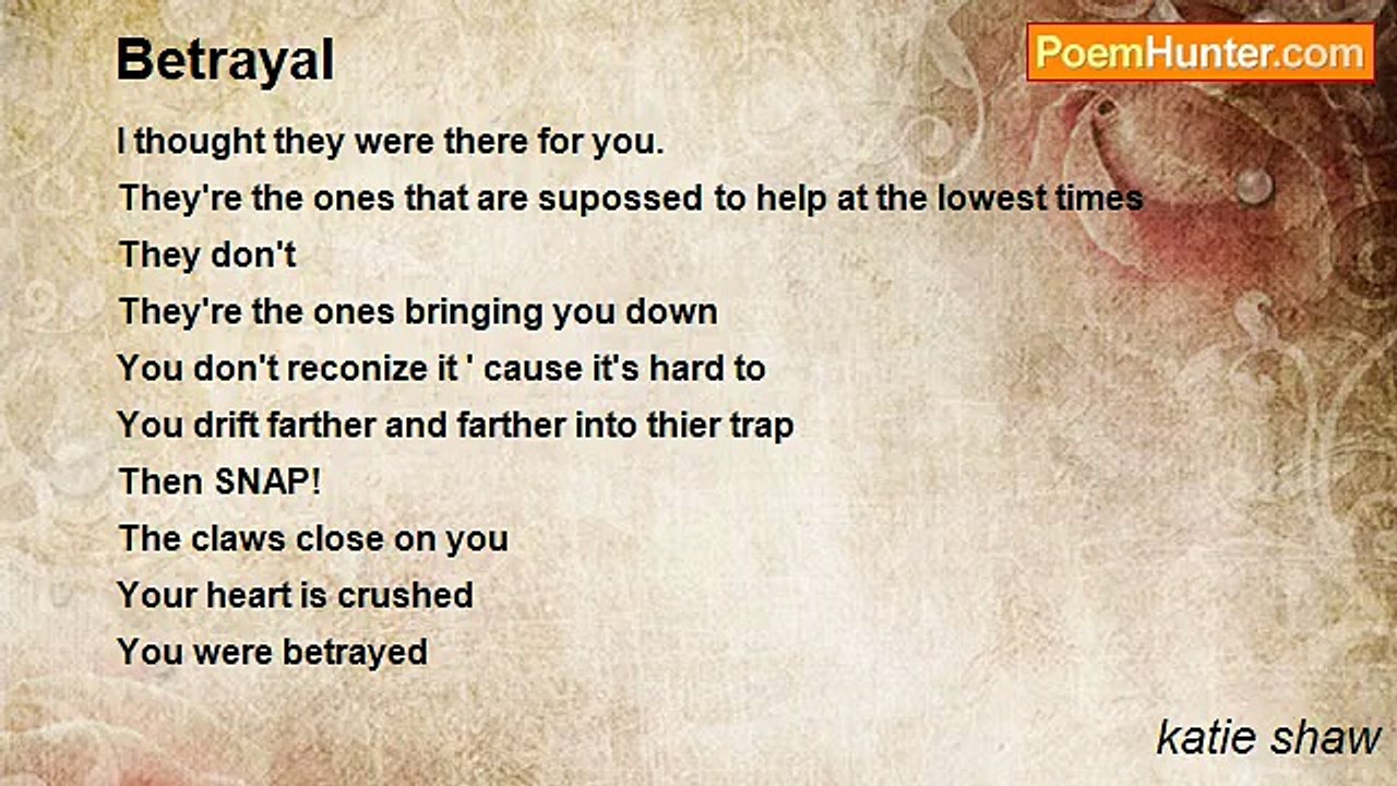 katie shaw - Betrayal