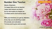vince III tamani - Number One Teacher