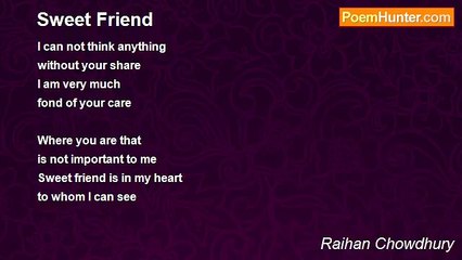 Raihan Chowdhury - Sweet Friend