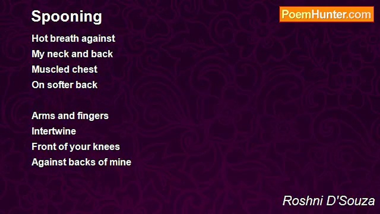 Roshni D'Souza - Spooning