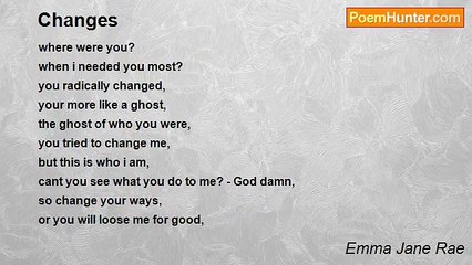 Emma Jane Rae - Changes