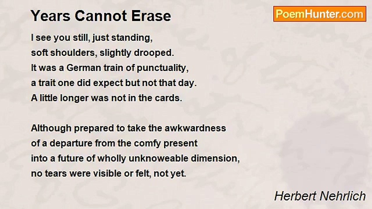Herbert Nehrlich - Years Cannot Erase