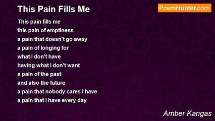 Amber Kangas - This Pain Fills Me