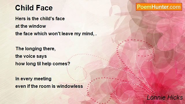 Lonnie Hicks - Child Face