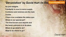 David Hart - 'Devastation' by David Hart (In English and Spanish)