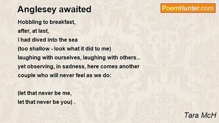 Tara McH - Anglesey awaited