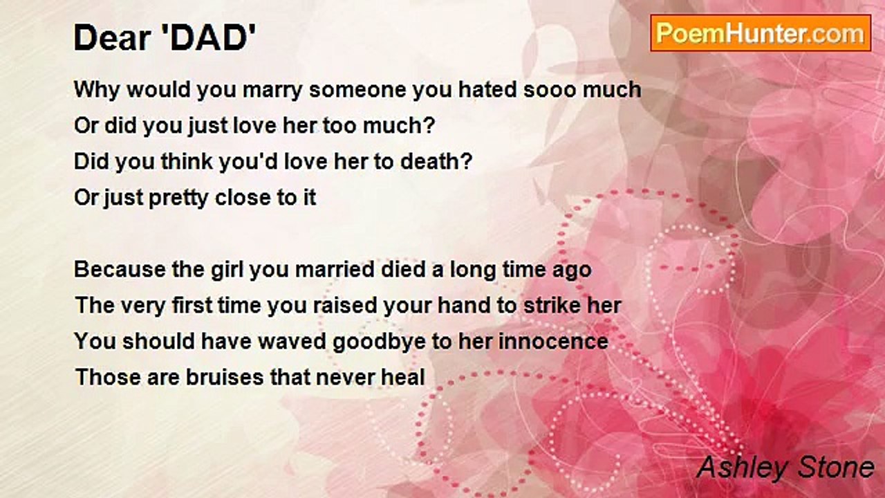 Ashley Stone - Dear 'DAD'