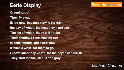 Michael Carlson - Eerie Display