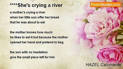HAZEL Calumarde - ****She's crying a river