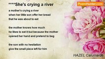 HAZEL Calumarde - ****She's crying a river