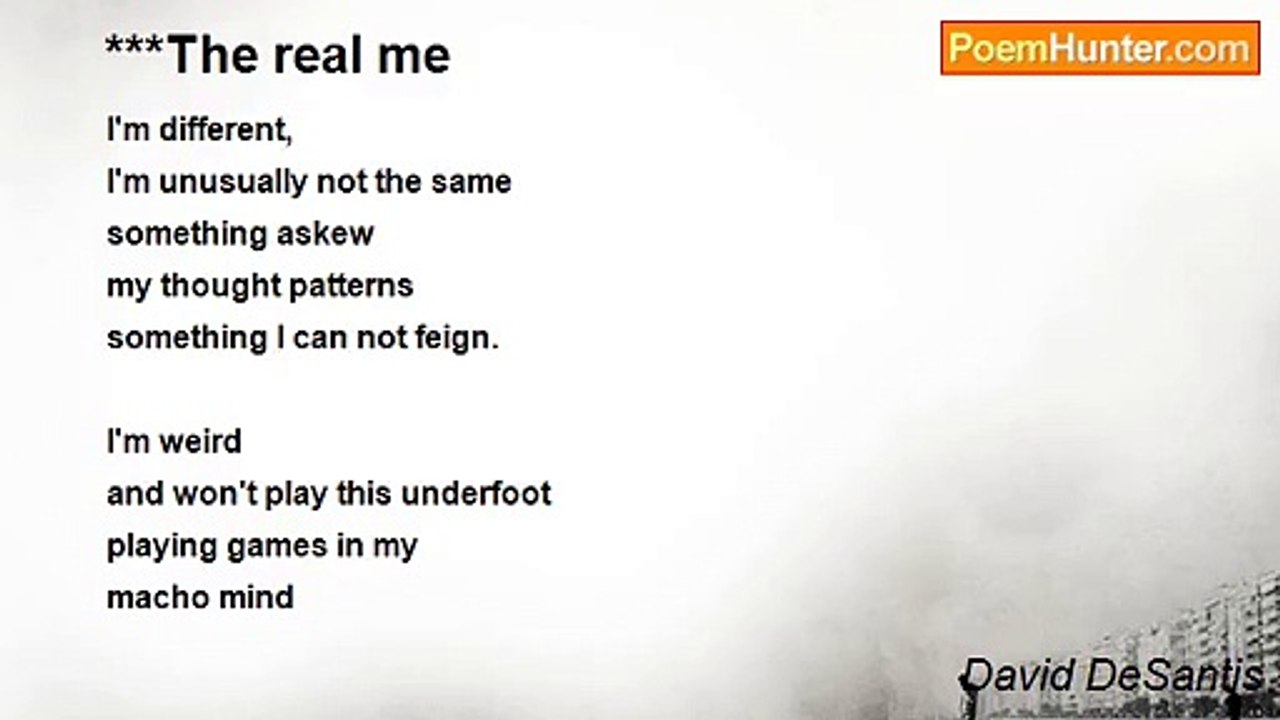 David DeSantis - ***The real me