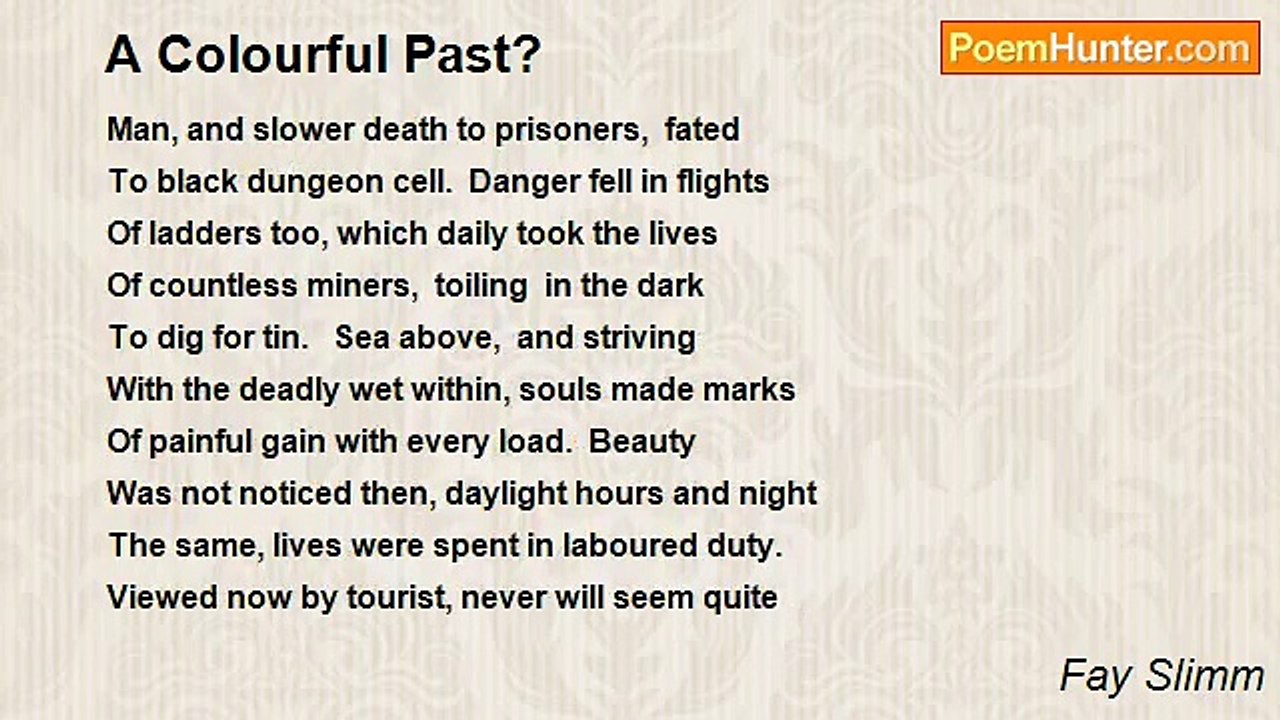 Fay Slimm - A Colourful Past?