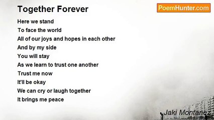 Jaki Montanez - Together Forever