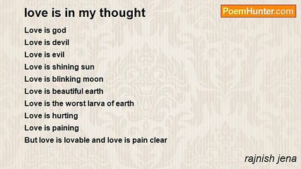 rajnish jena - love is in my thought