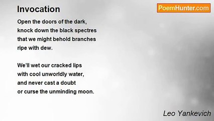 Leo Yankevich - Invocation