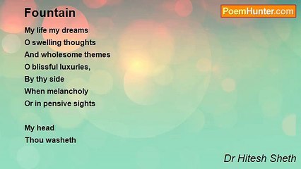 Dr Hitesh Sheth - Fountain