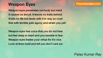 Palas Kumar Ray - Weapon Eyes