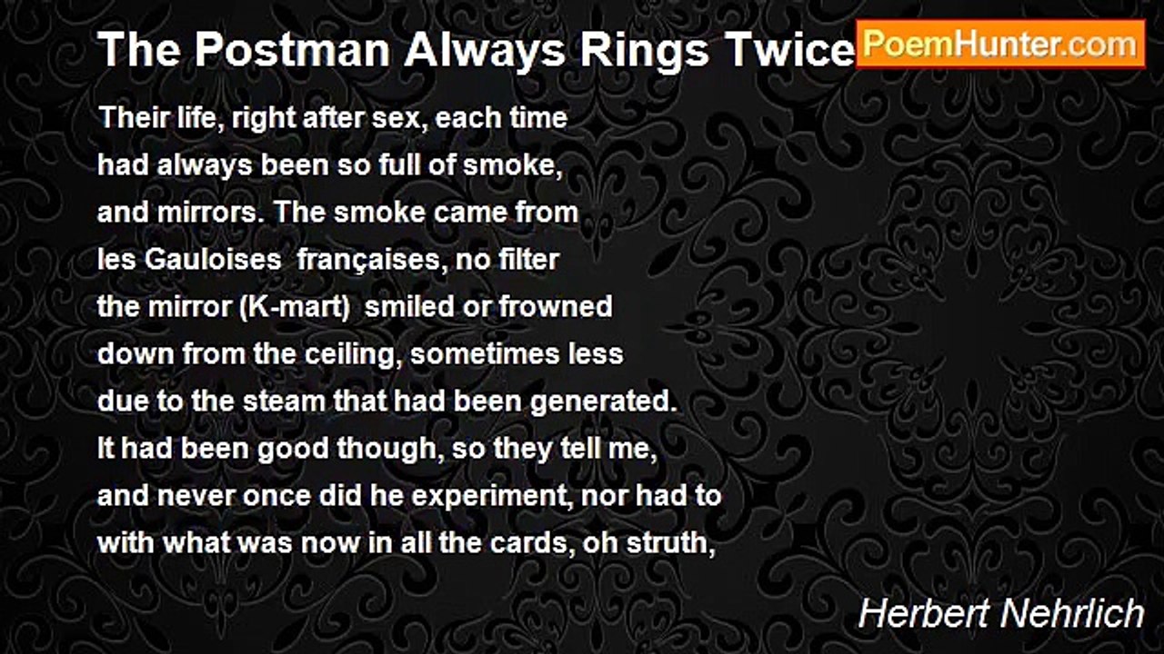 Herbert Nehrlich - The Postman Always Rings Twice