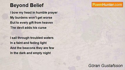 Göran Gustafsson - Beyond Belief