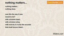 Miaka yuki - nothing matters...