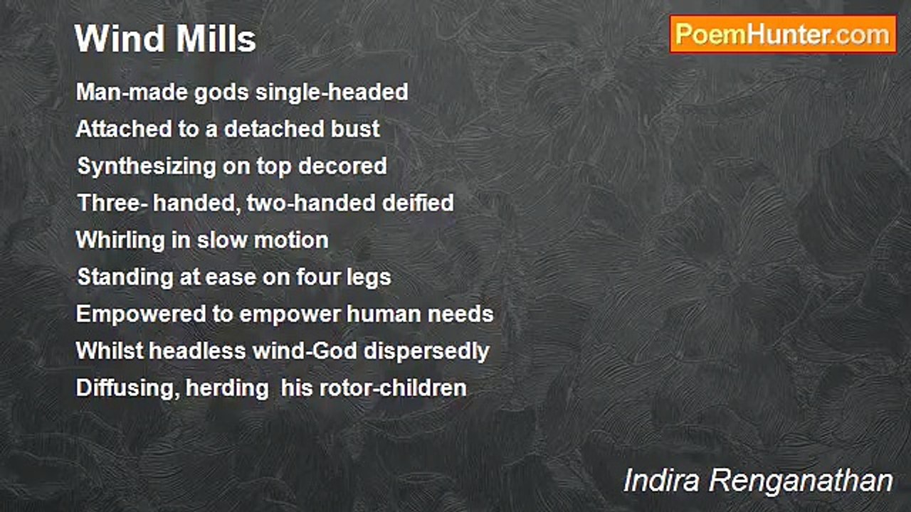 Indira Renganathan - Wind Mills