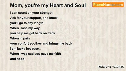 octavia wilson - Mom, you're my Heart and Soul