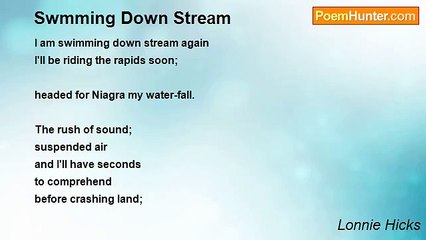 Lonnie Hicks - Swmming Down Stream