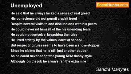 Sandra Martyres - Unemployed