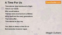 Meggie Gultiano - A Time For Us