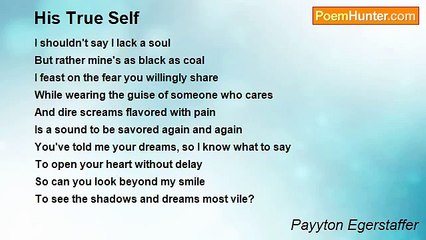 Payyton Egerstaffer - His True Self