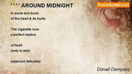 Dónall Dempsey - ' ' ' ' AROUND MIDNIGHT