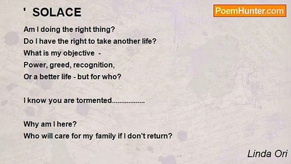 Linda Ori - '  SOLACE