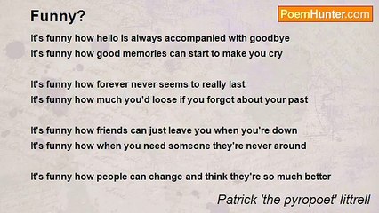 Patrick 'The Pyropoet' Littrell: A Humorous Take on Life's Ironies 😂