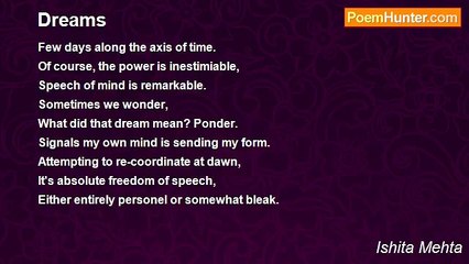 Ishita Mehta - Dreams